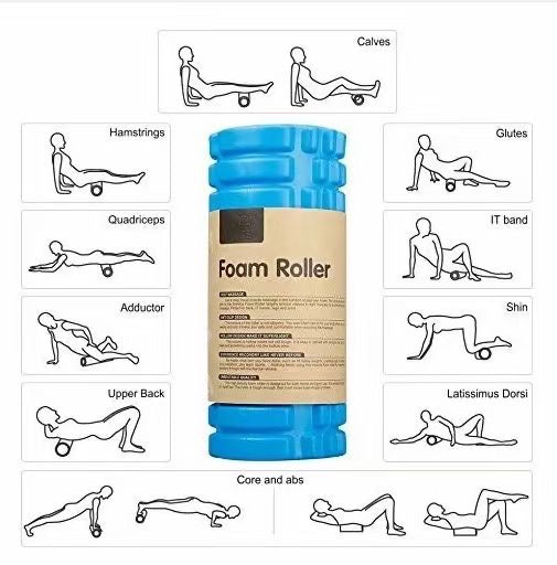 Column Yoga Foam Muscle Massage Roller - FITLIT